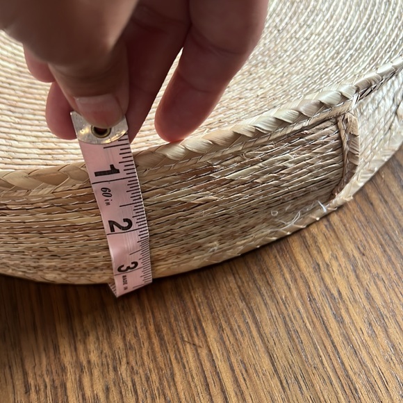 Straw round purse - Picture 3 of 7